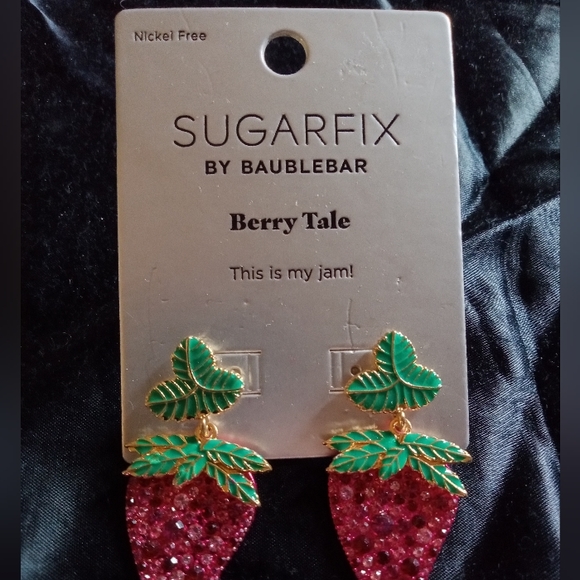 3/$30 SUGARFIX Strawberry earrings - Picture 2 of 3